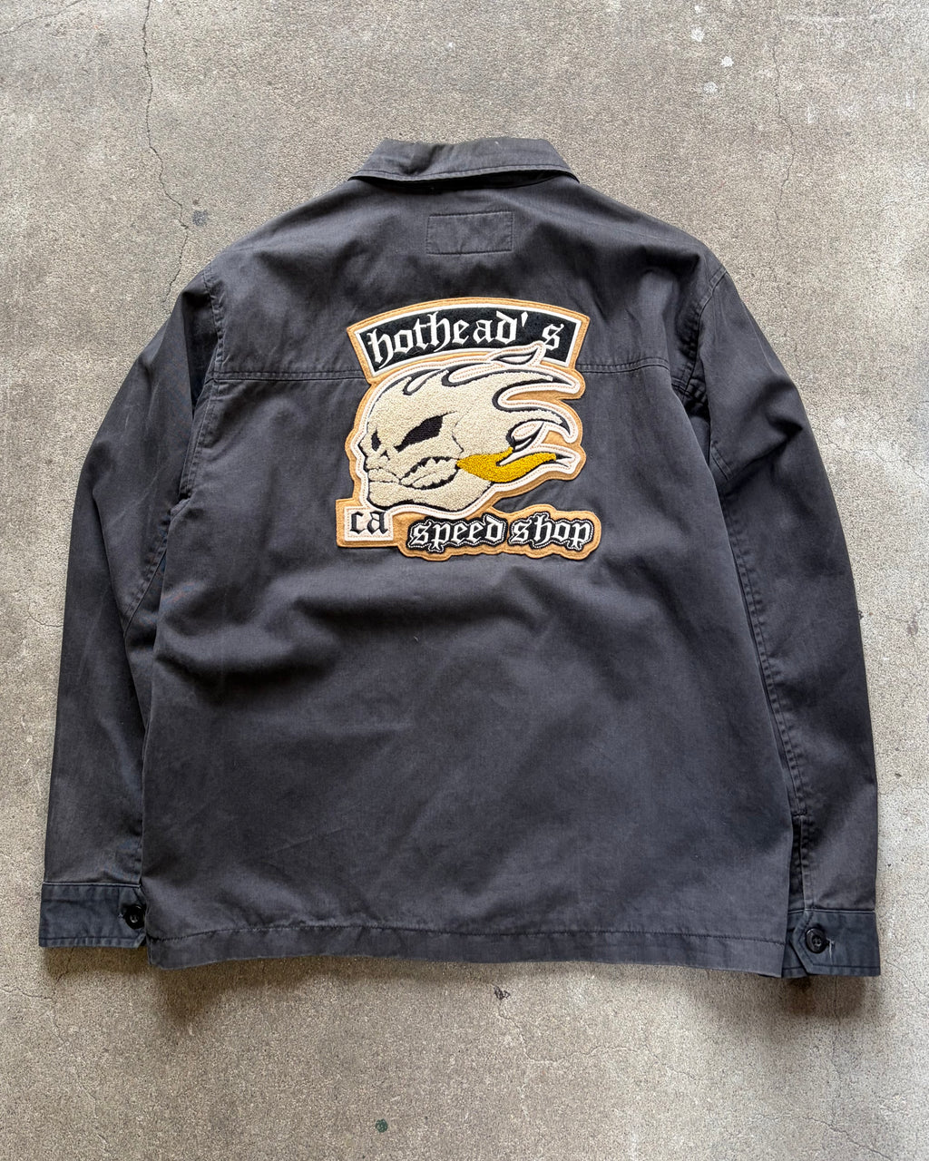 90-00’s “NO FAIR” zip up jacket medium