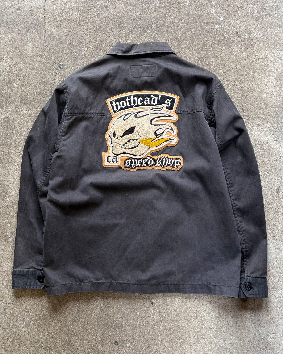 90-00’s “NO FAIR” zip up jacket medium