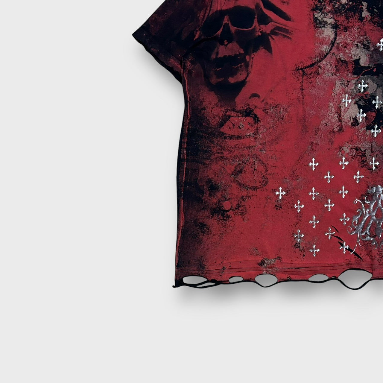 "Affliction" cross design t-shirt