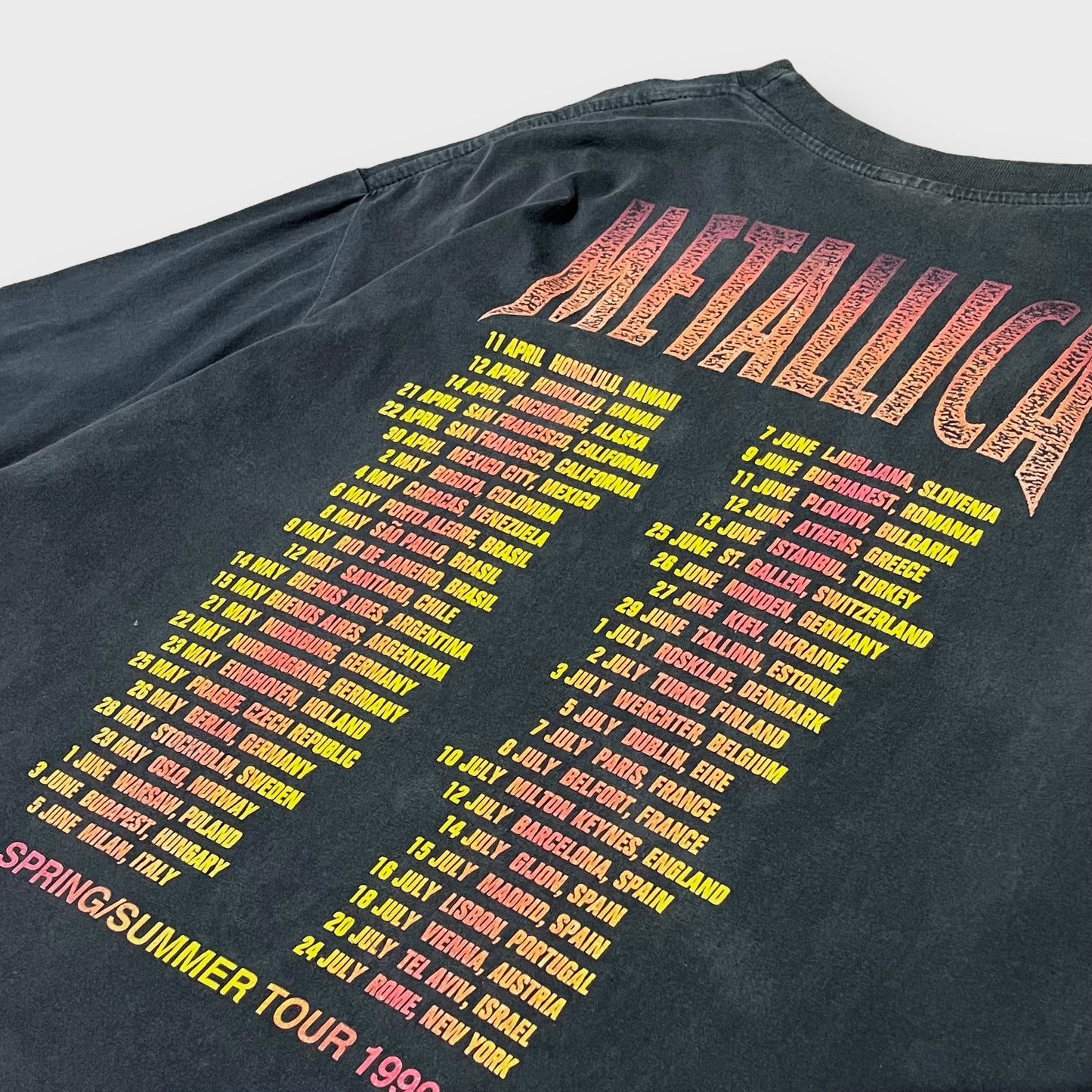 90’s “METALLICA”tour band t-shirt