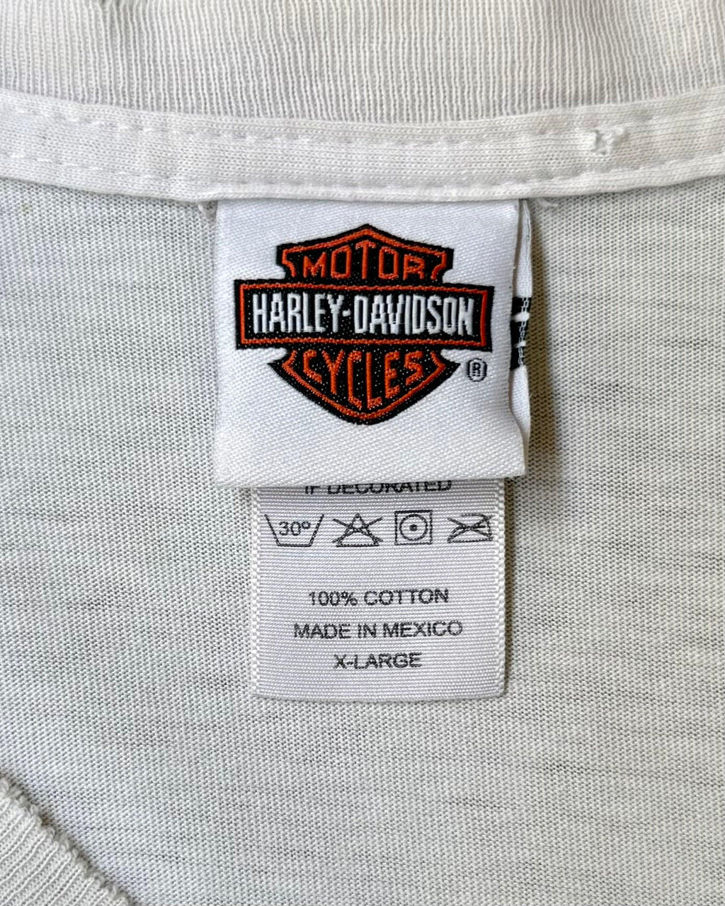 00’s “HARLEY DAVIDSON” flame pattern l/s t-shirt X-LARGE