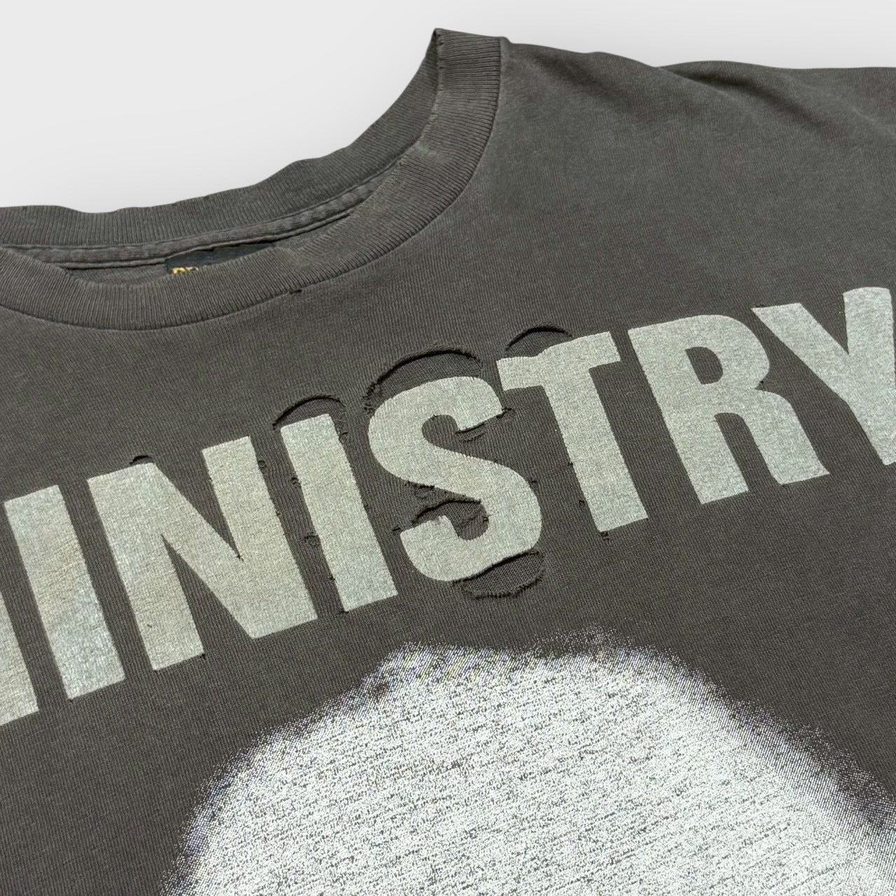 90’s “MINISTRY”
“The Mind Is a Terrible Thing to Taste” album tank top