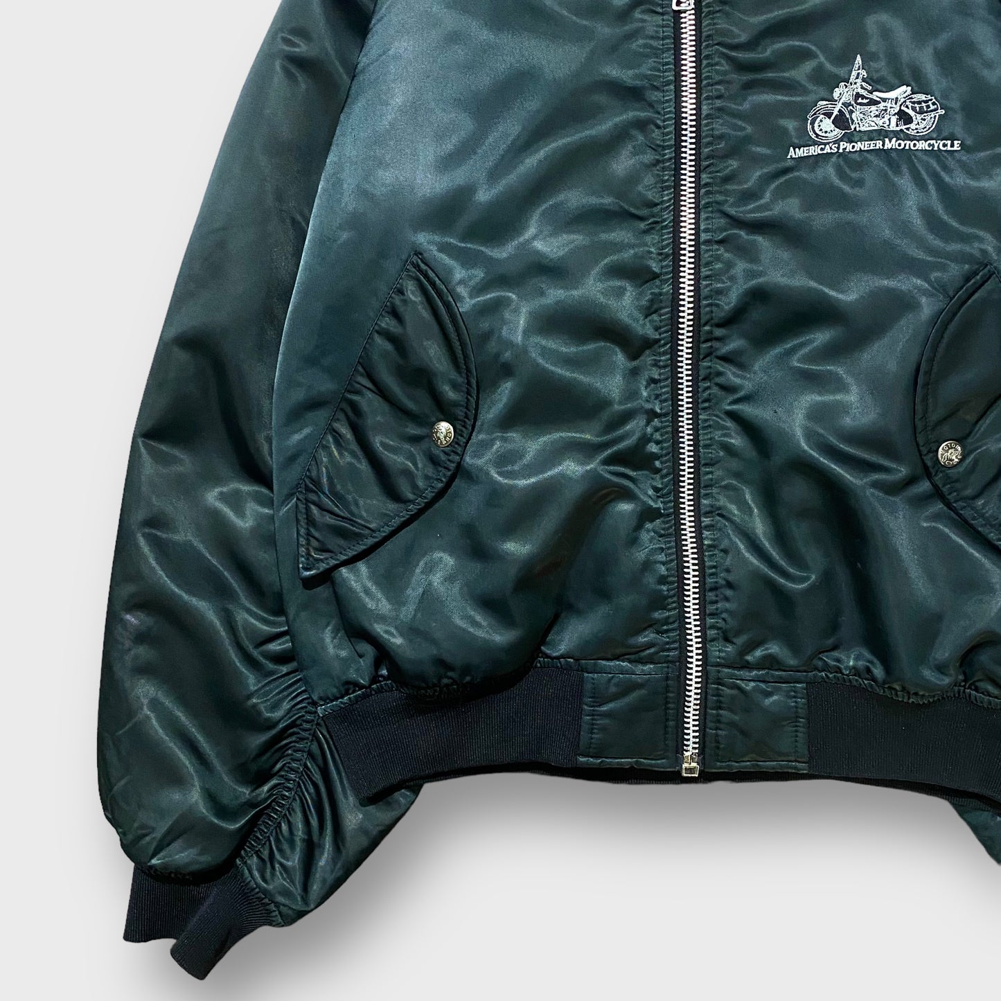 80’s "Indian motorcycle"MA-1 bomber jacket