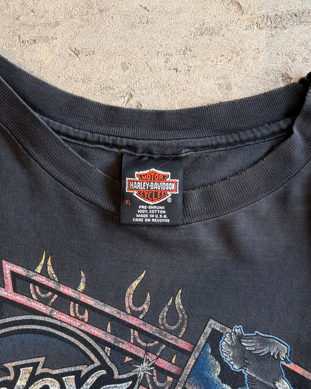 90’s “HARLEY-DAVIDSON” print t-shirt X-LARGE
