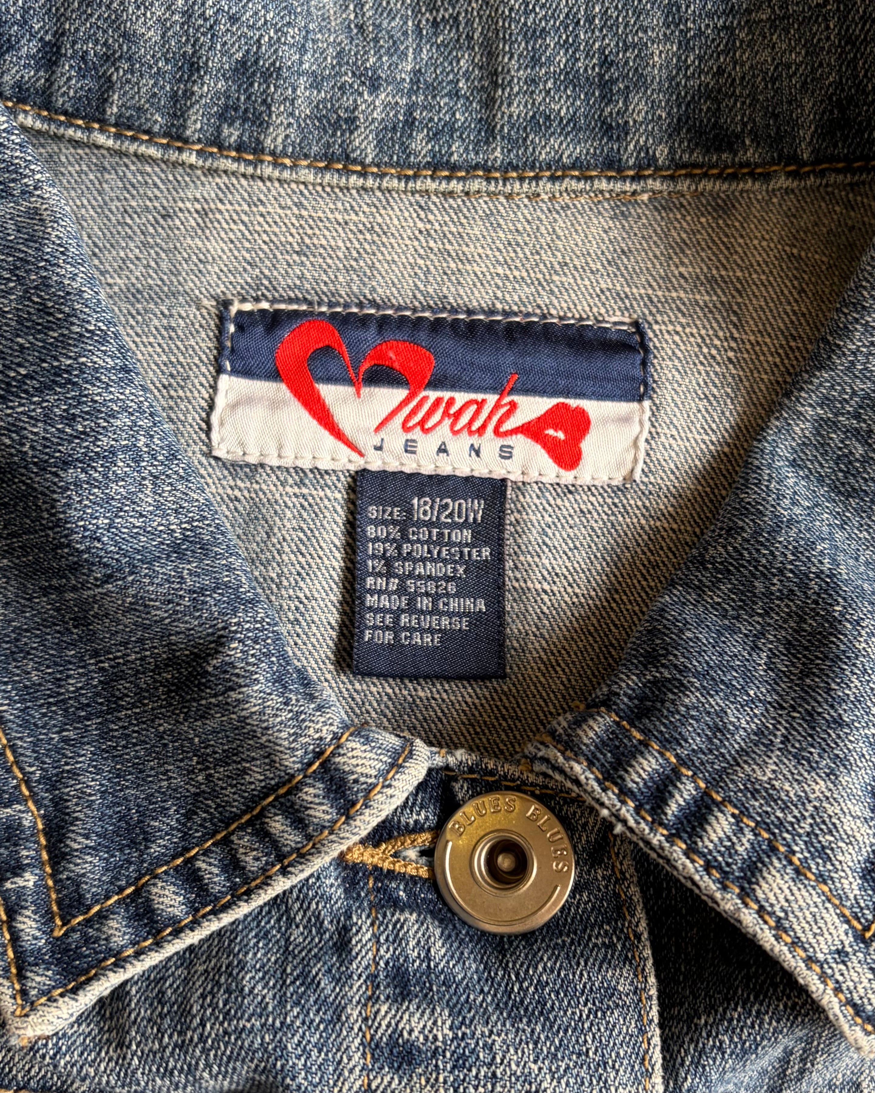 00’s “Mwah Jeans” denim jacket