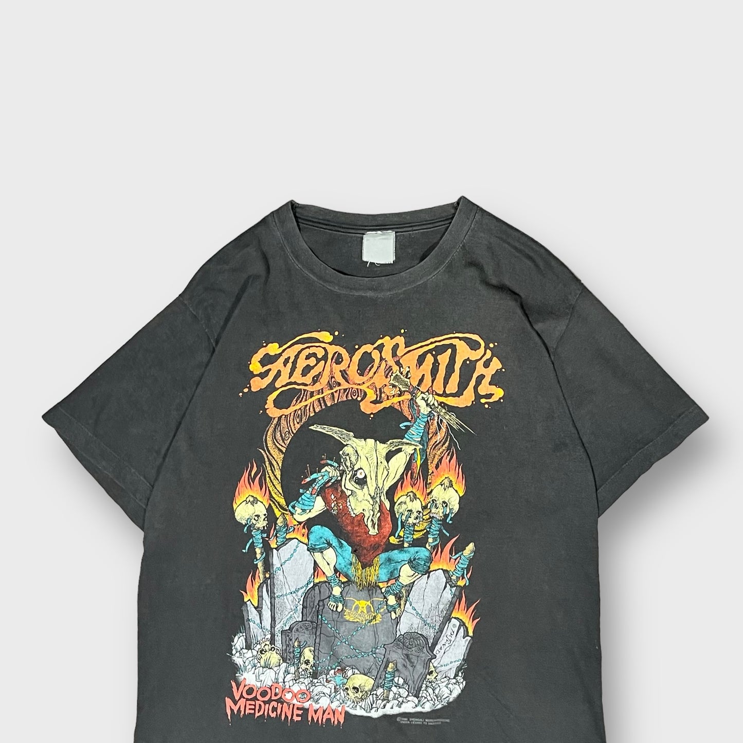 1990 AEROSMITH
voodoo medicine Man “Pashead”t-shirt