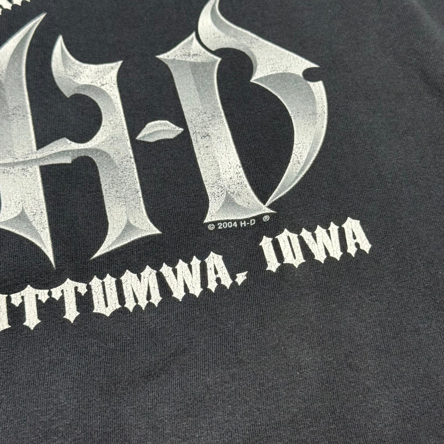 00’s “HARLEY DAVIDSON” flame pattern l/s t-shirt