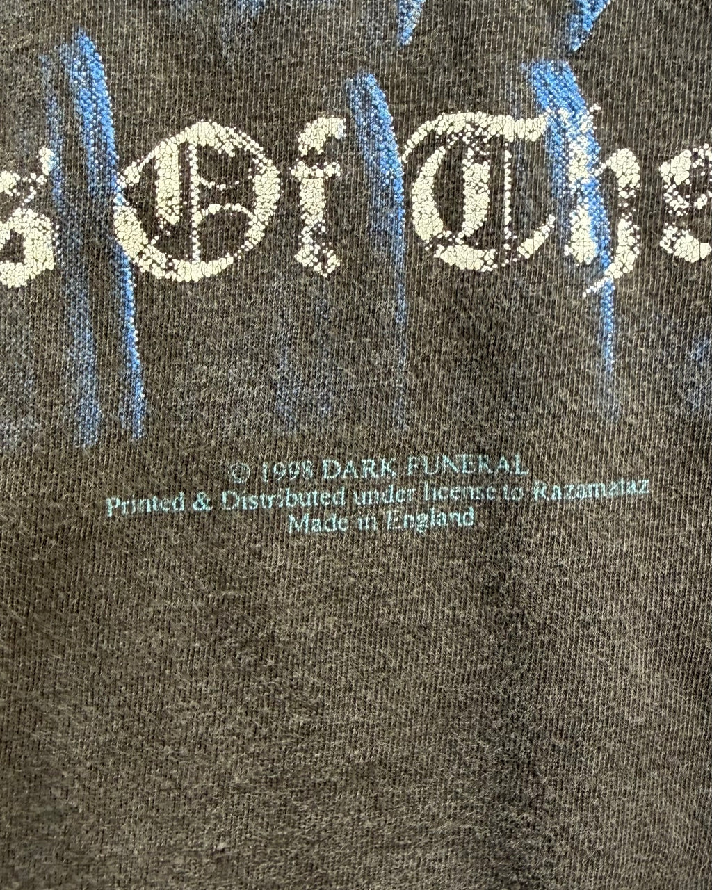 90’s Dark Funeral “The Secrets of the Black Arts” album l/s t-shirt x-large