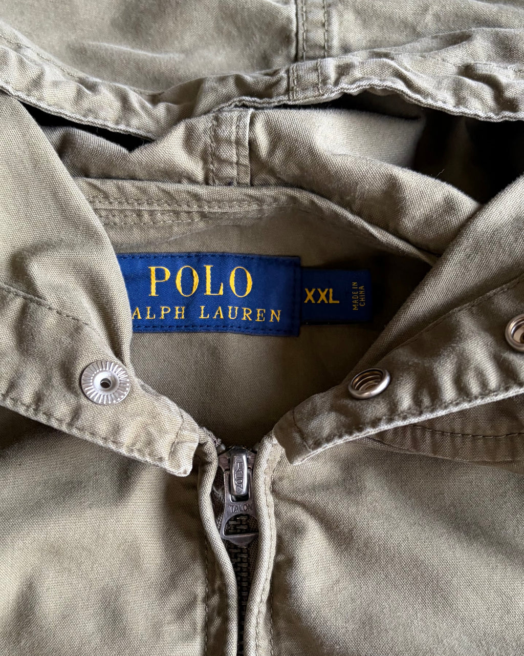 90-00’s “Ralph Lauren” hooded cotton jacket X-XLARGE