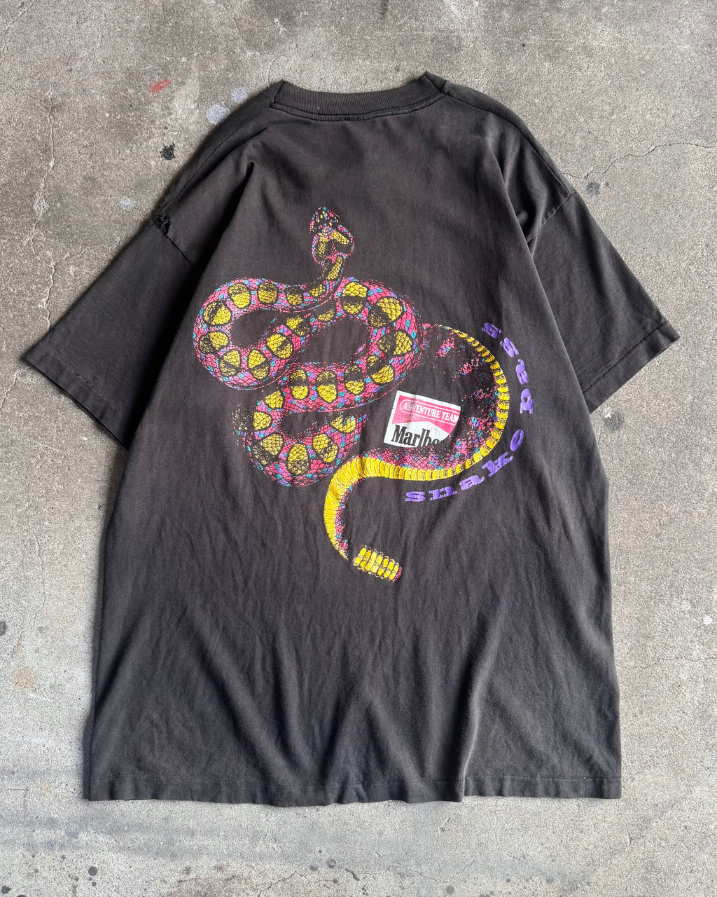 90’s Marlboro“Snake Pass” company t-shirt X-LARGE