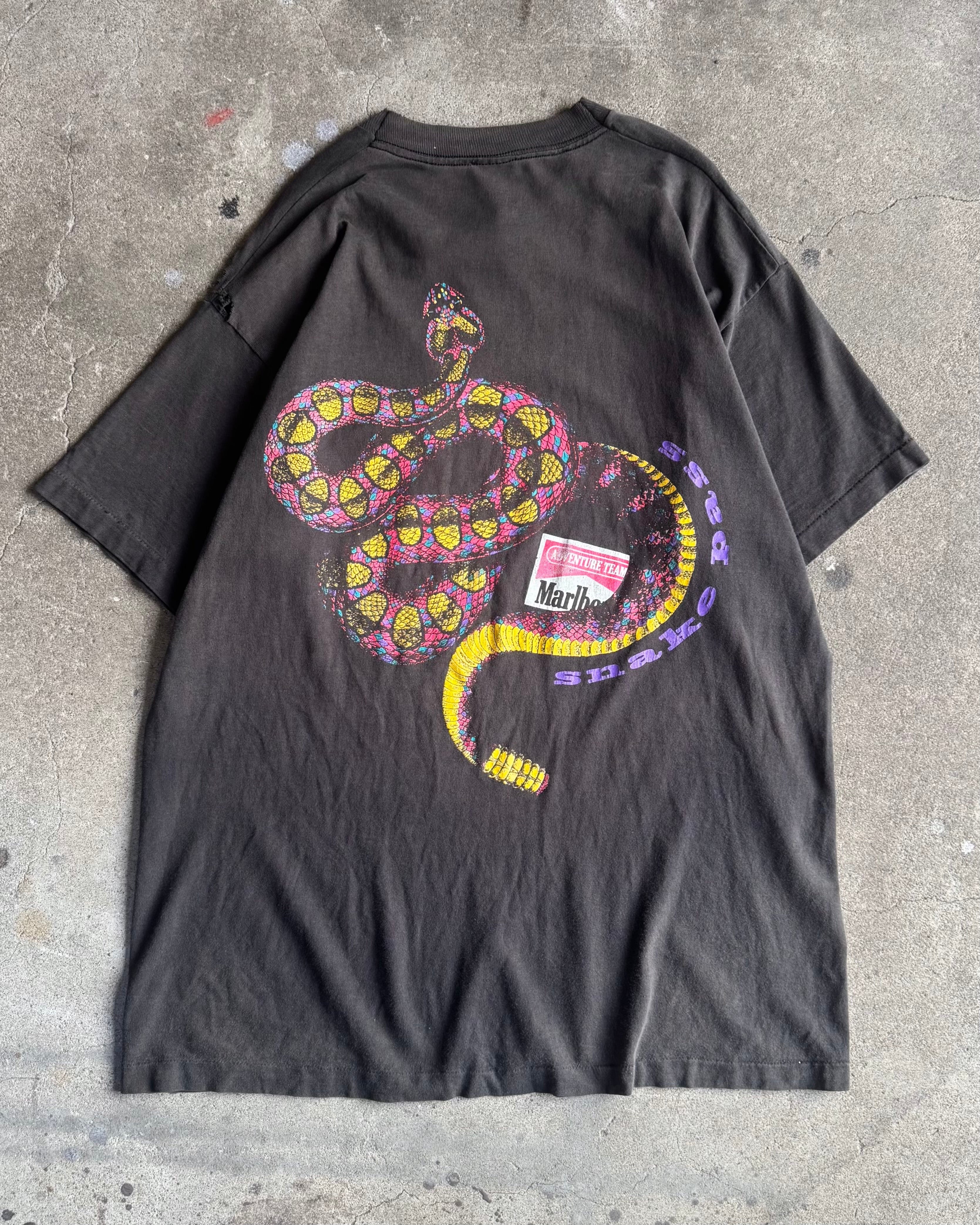 90’s Marlboro“Snake Pass” company t-shirt X-LARGE