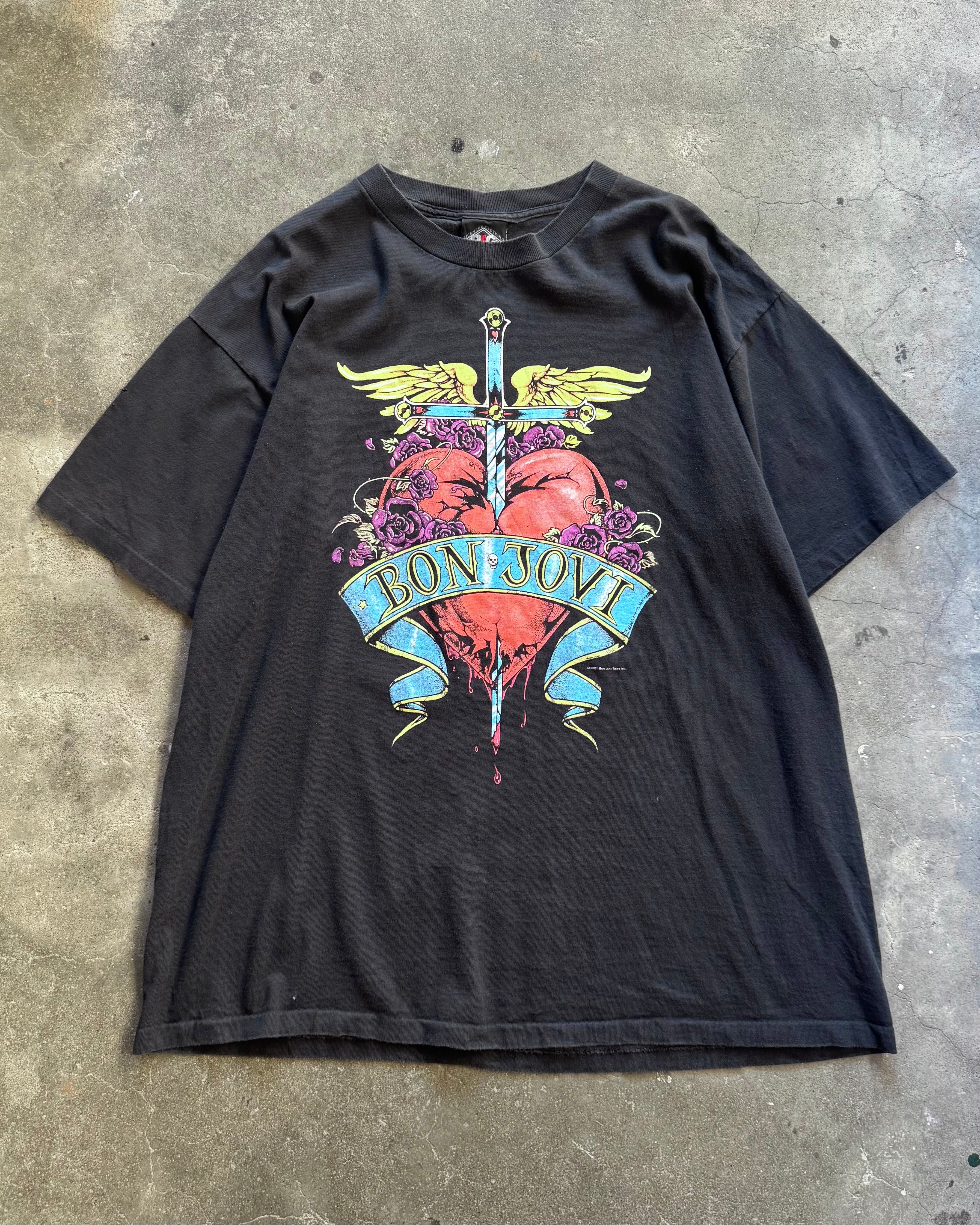 00’s Bon Jovi“One Wild Night World Tour” t-shirt X-LARGE