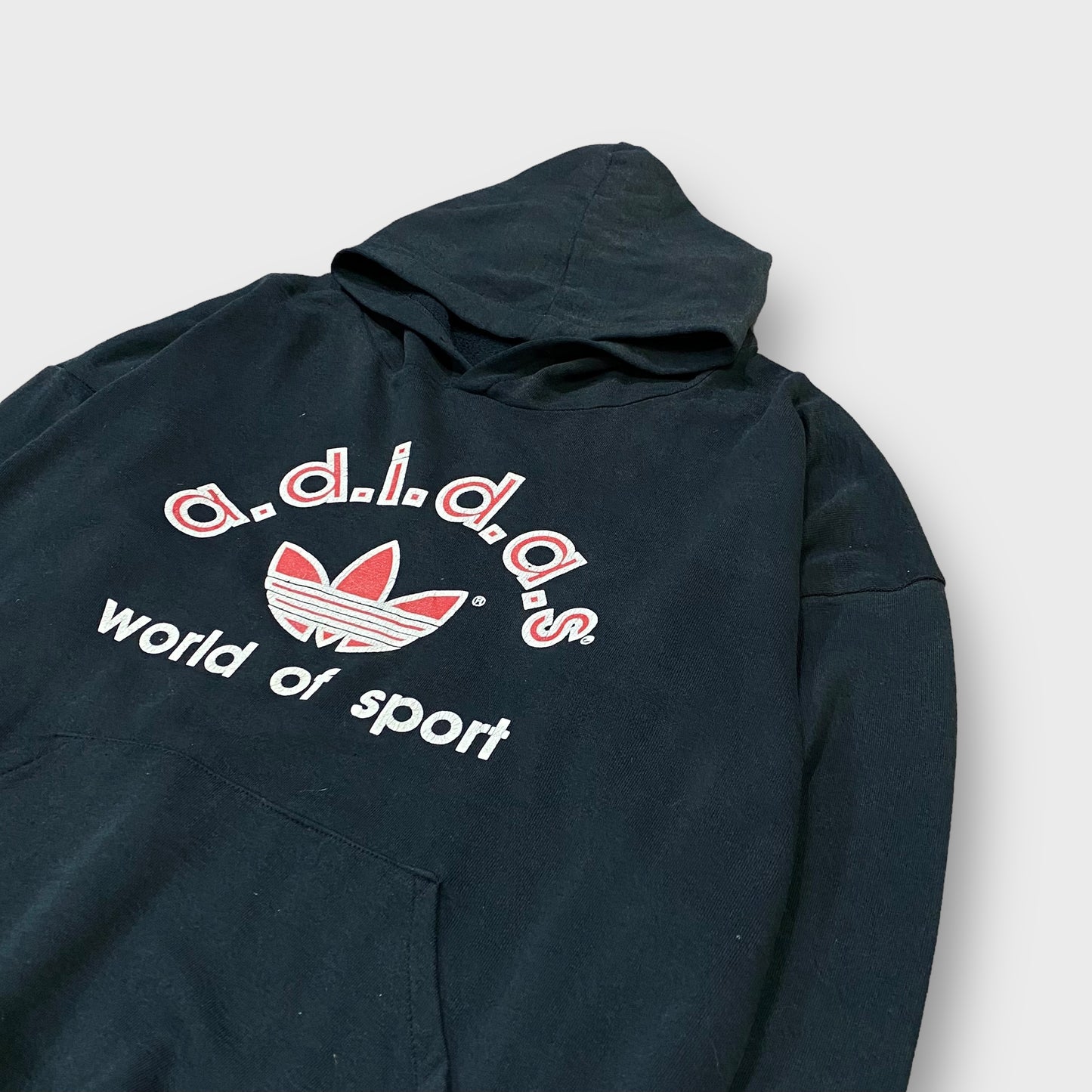 "adidas" Trefoil logo design hoodie