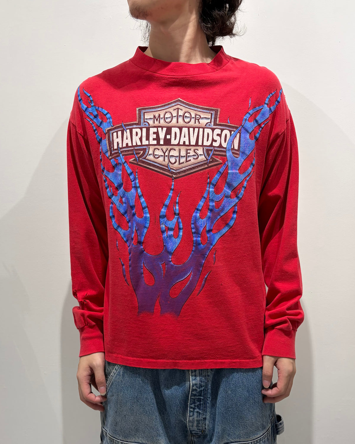 90’s “HARLEY DAVIDSON” l/s t-shirt large