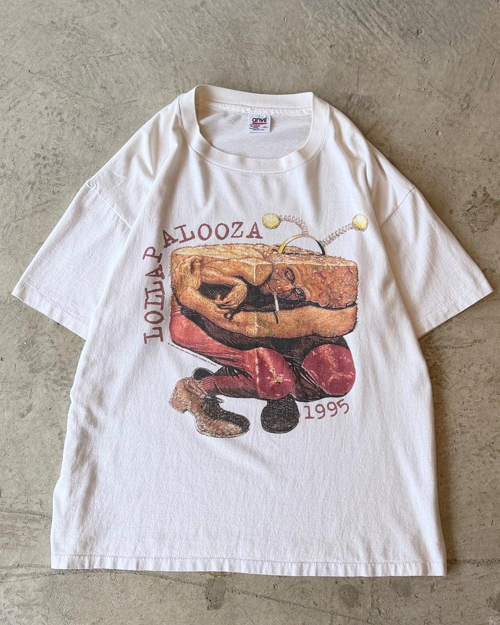 1995 Lollapalooza “Sandwich” musict-shirt X-LARGE