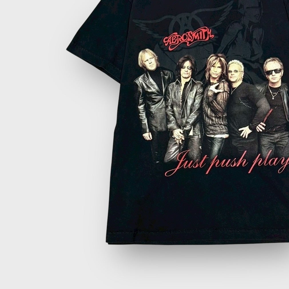 00’s “AEROSMITH” “Just Push Play” World tour t-shirt
