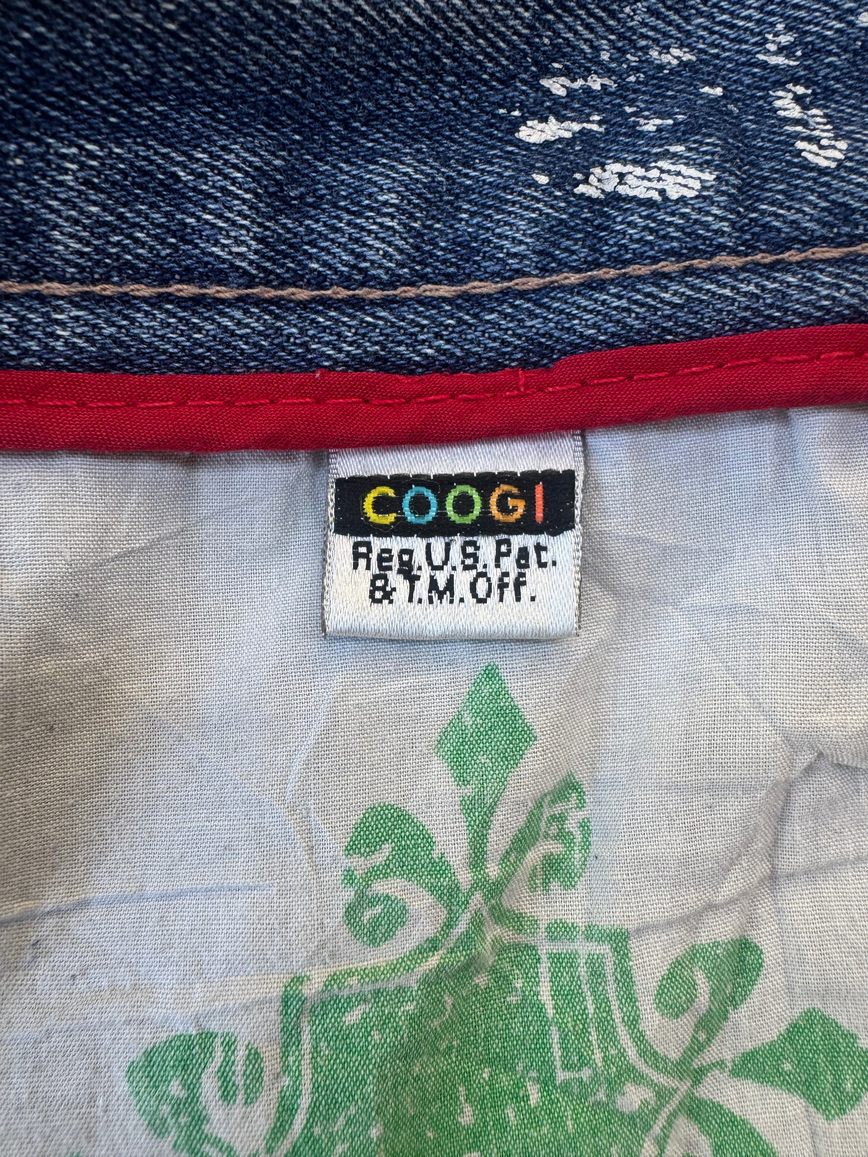 90-00’s “COOGI” embroidery buggy short denim