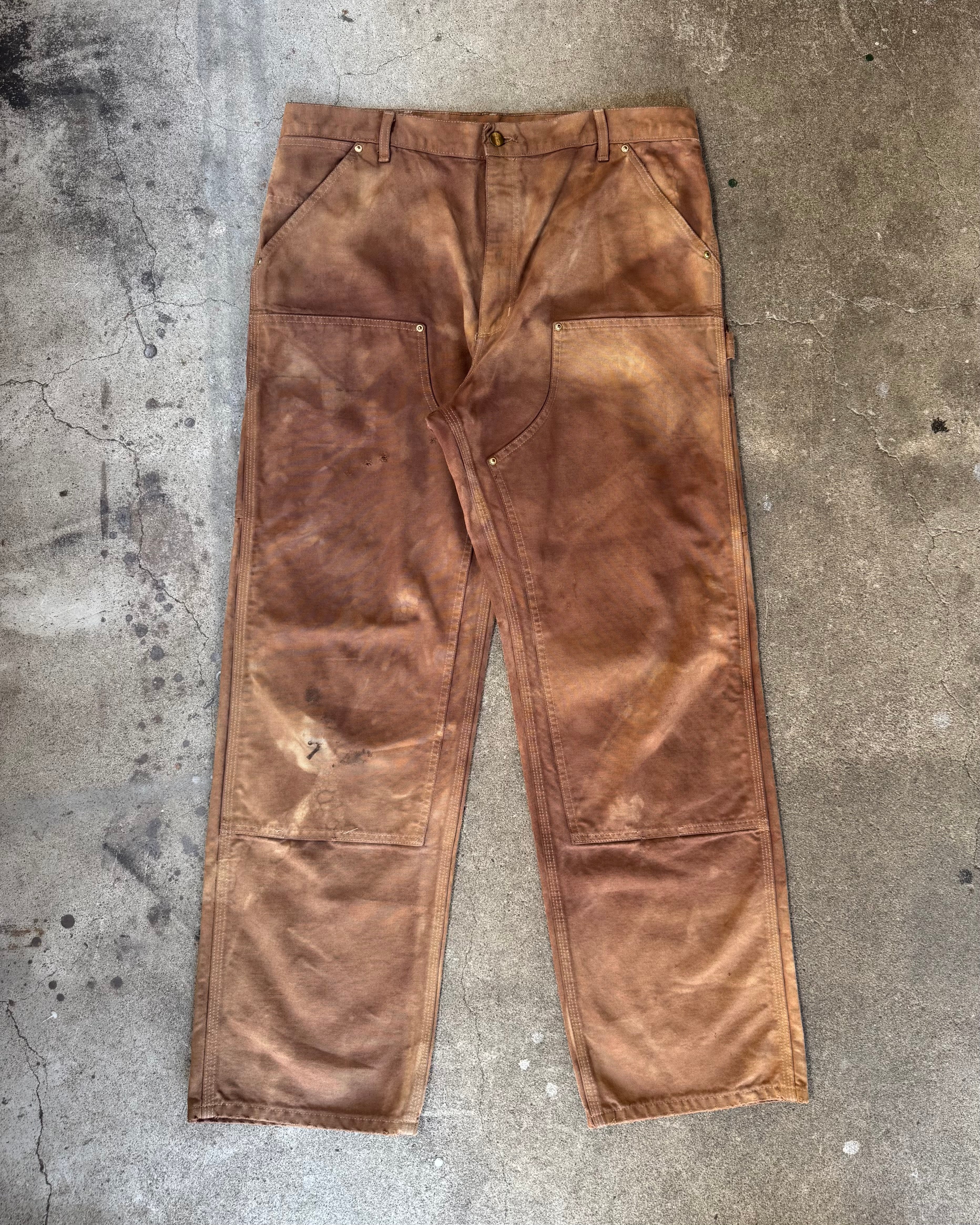 00’s “Carhartt”faded double knee work wear pants