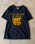  80’s “message” t-shirt large