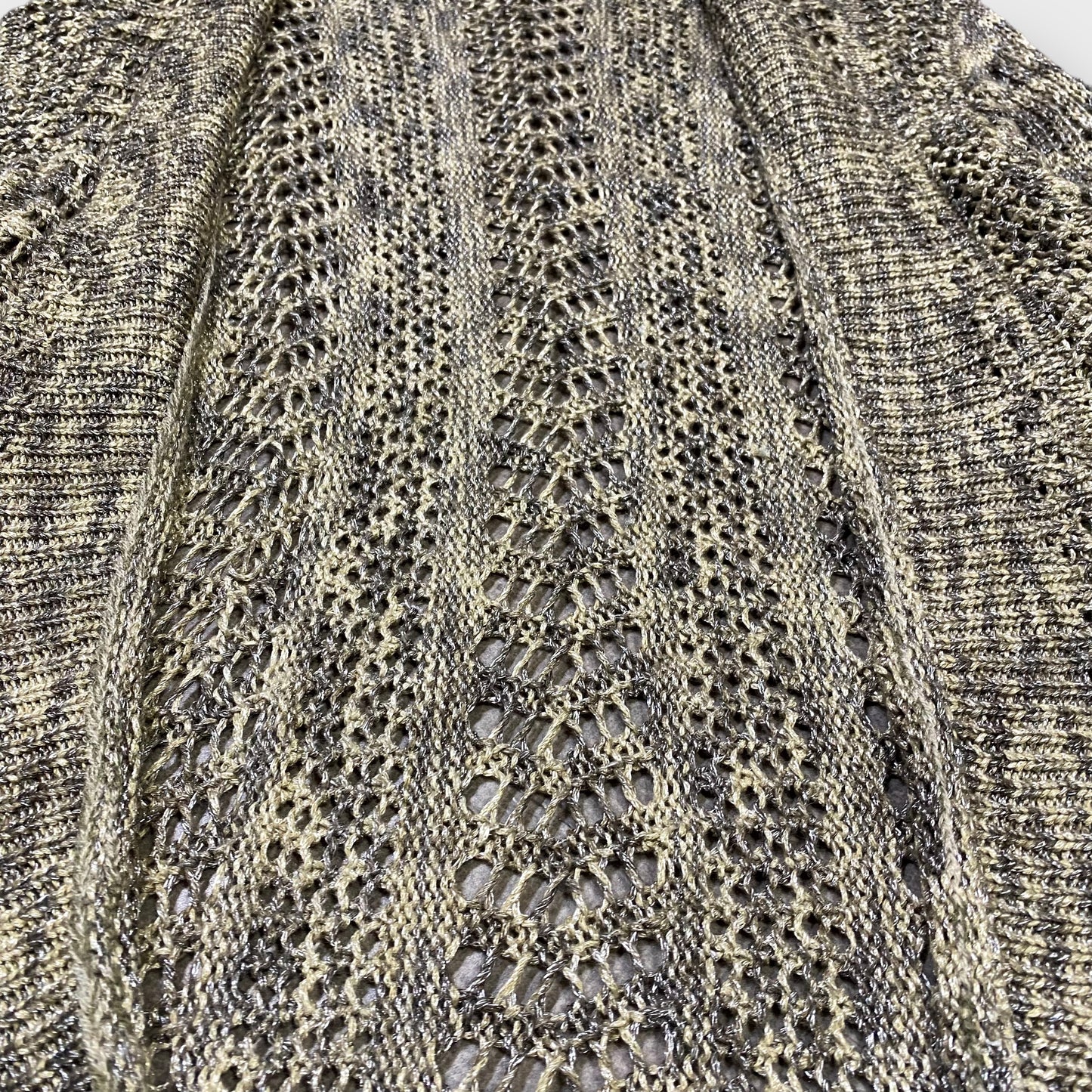 "WESTPORT 1962" Rib knitting gown cardigan