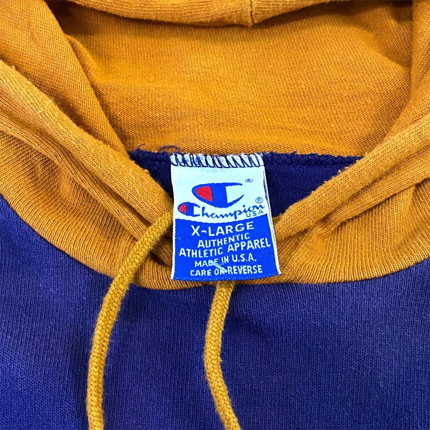 90's "Champion" Hooded l/s t-shirt