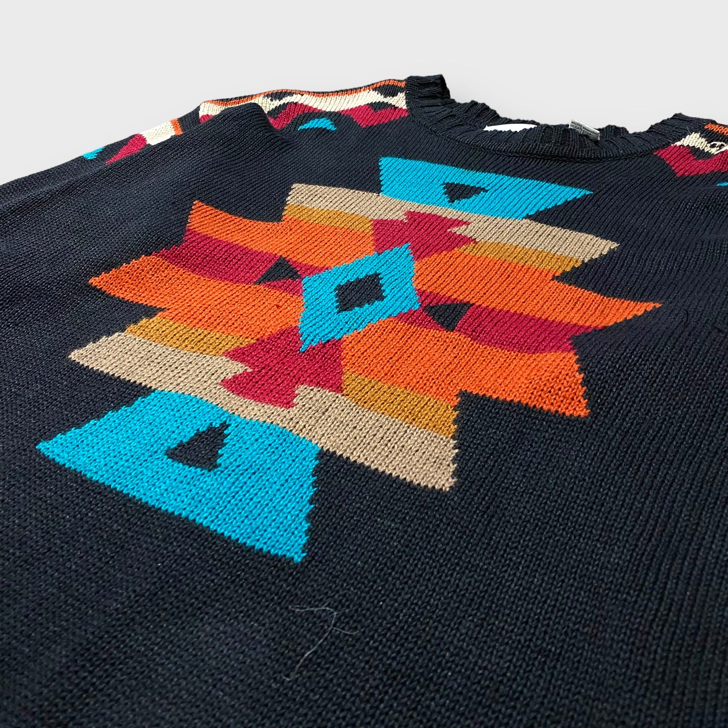 Native pattern knit sweater