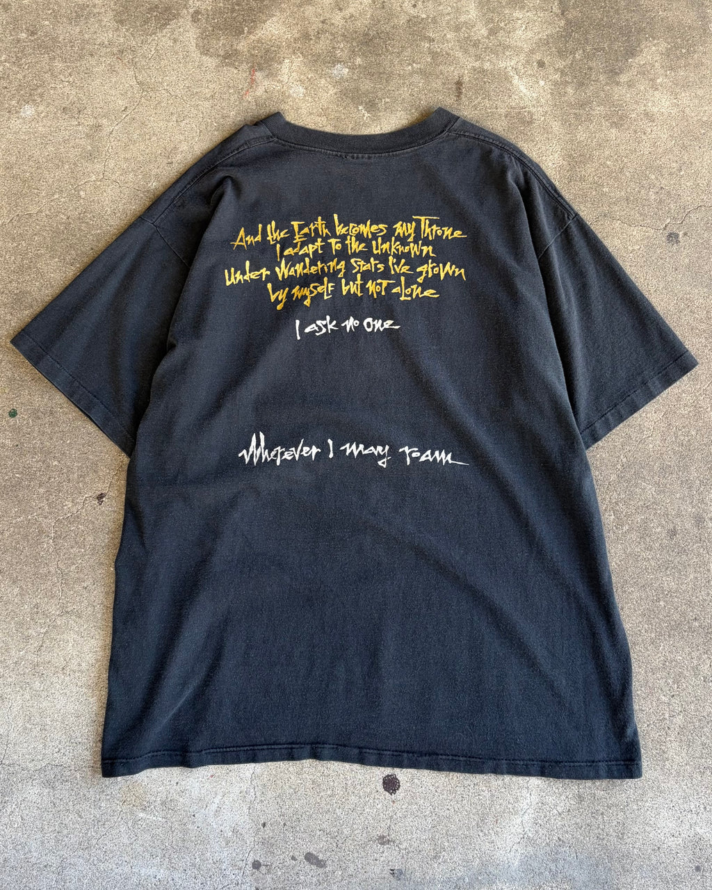 90’s “METALLICA”
“Wherever I May Roam” band t-shirt