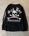 00's "SICK BOY" l/s t-shirt x-large