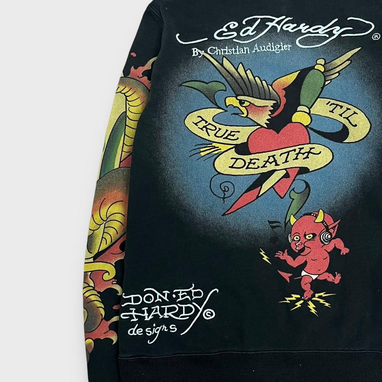 "Ed Hardy" zip up blouson