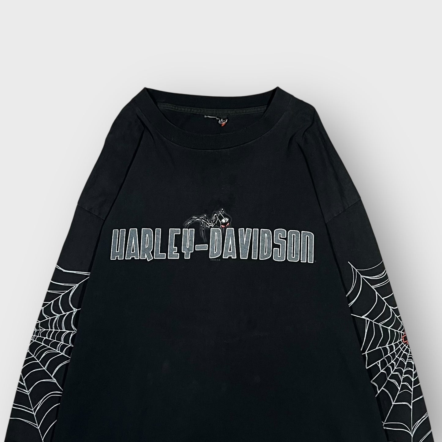 00’s “HARLEY-DAVIDSON”
spider web I/s t-shirt