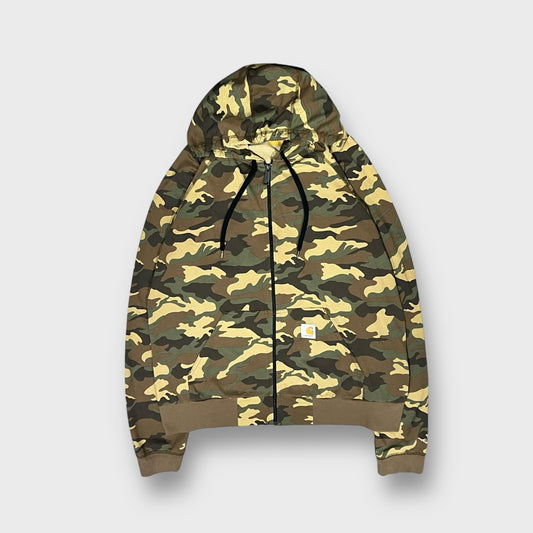 00's “Carhartt”
camouflage zip up hoodie