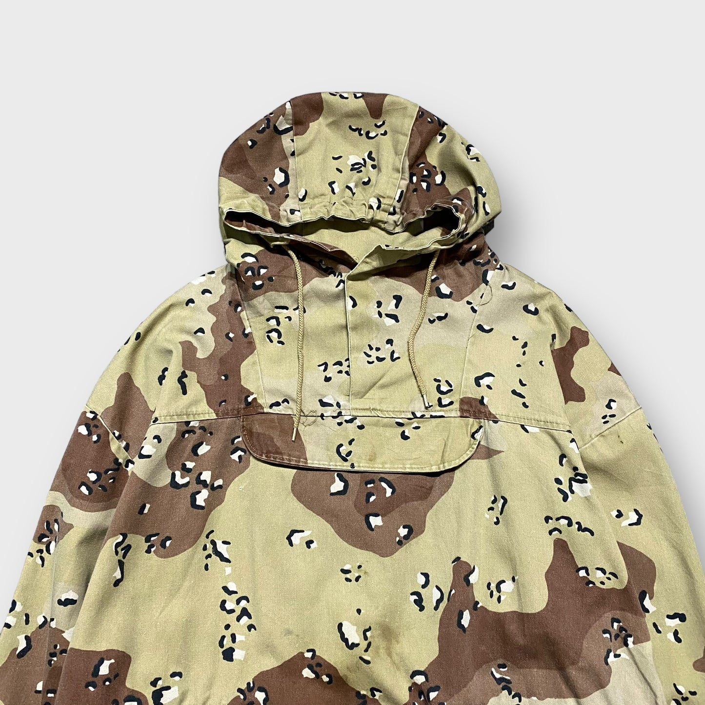 90's "Lakeview Sportswear" Chocolate chip camouflage anorak parka