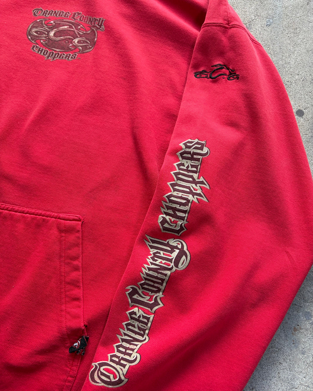 00’s “orange county choppers” hoodie