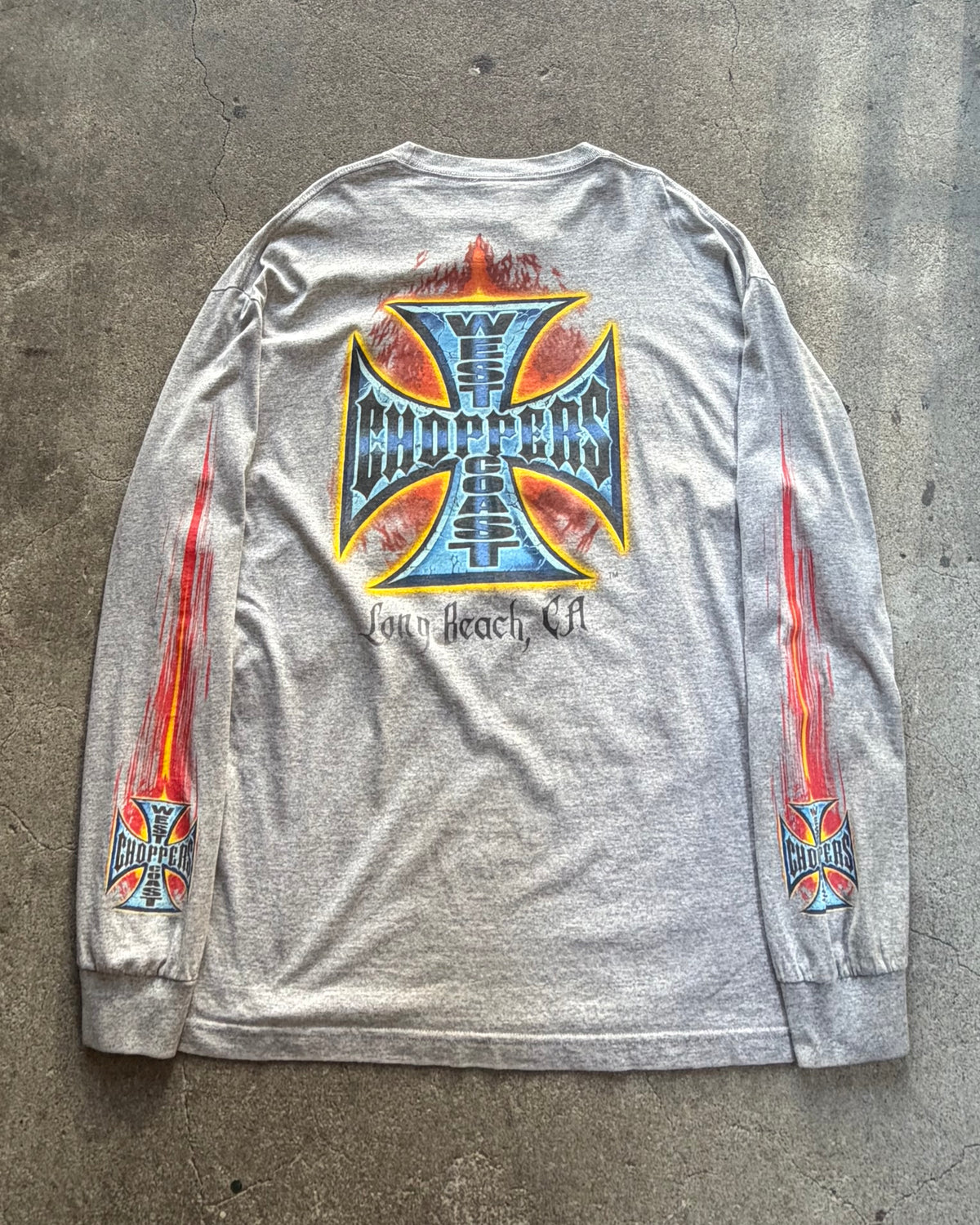 00’s “WEST COAST CHOPPERS” l/s t-shirt x-large