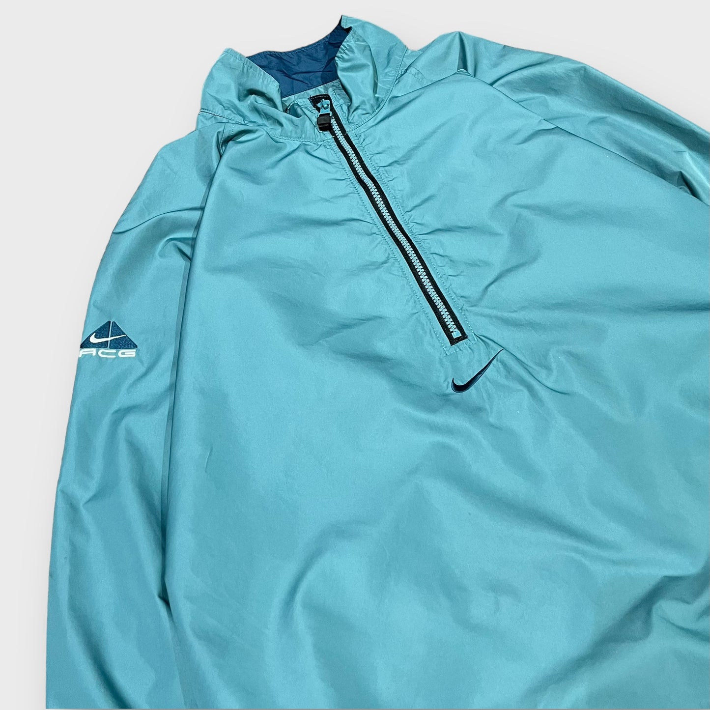 90’s NIKE “ACG”
half zip nylon jacket