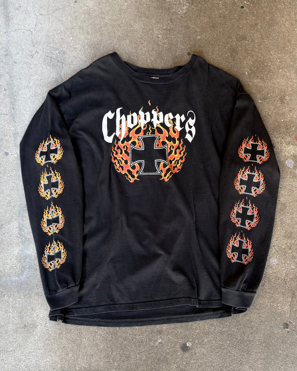 00’s “CHOPPERS” l/s t-shirt XX-large