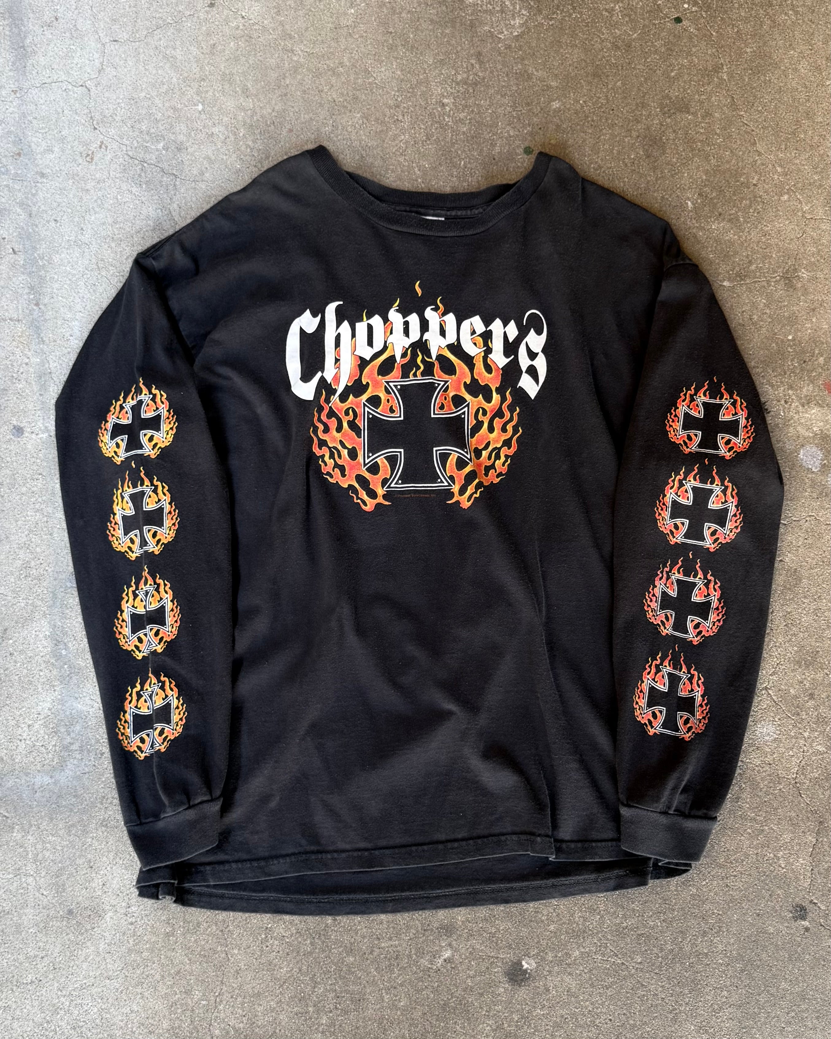 00’s “CHOPPERS” l/s t-shirt XX-large