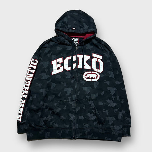"ECKO UNLTD" Logo design full zip hoodie
