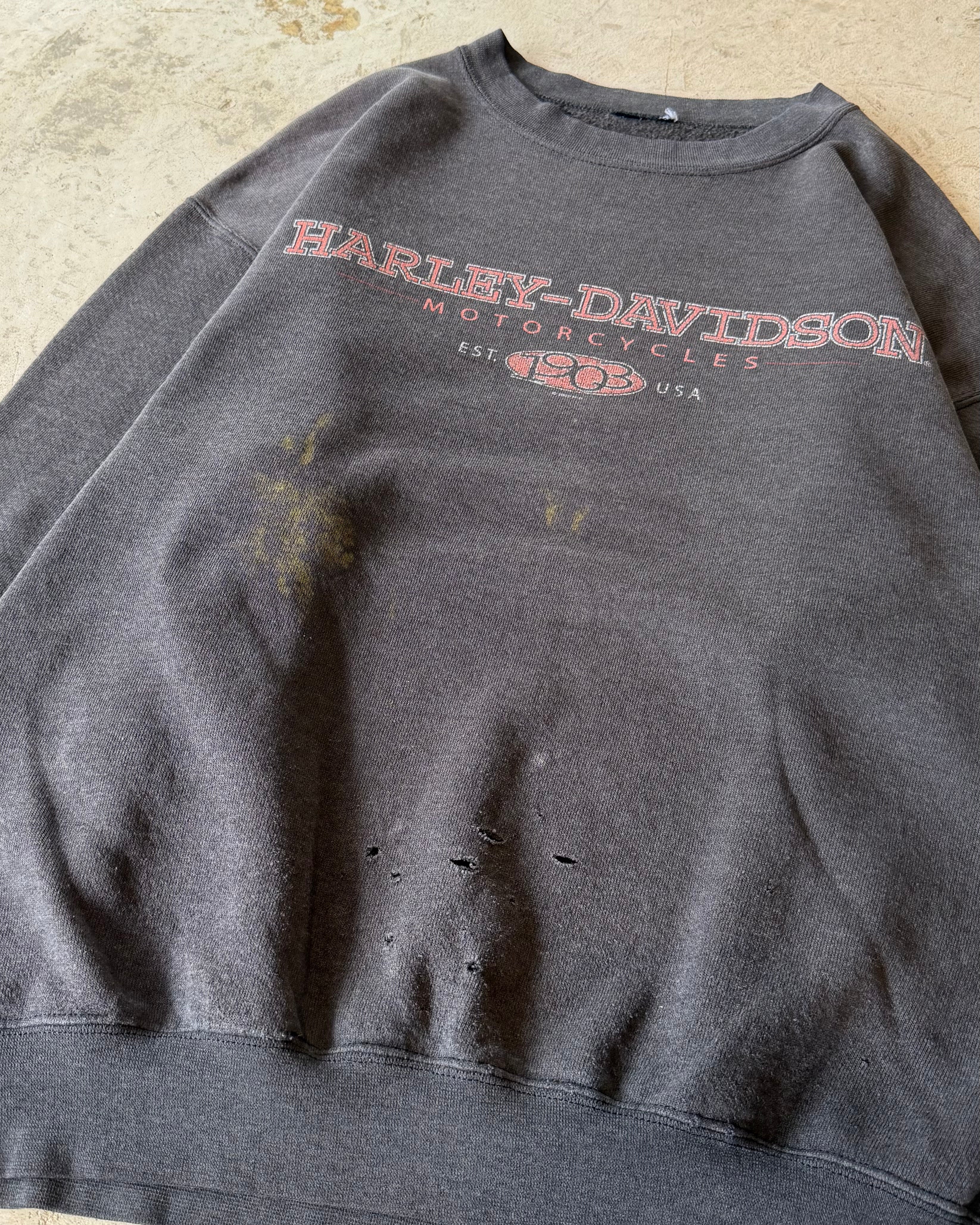 00’s “HARLEY-DAVIDSON” crew neck sweat