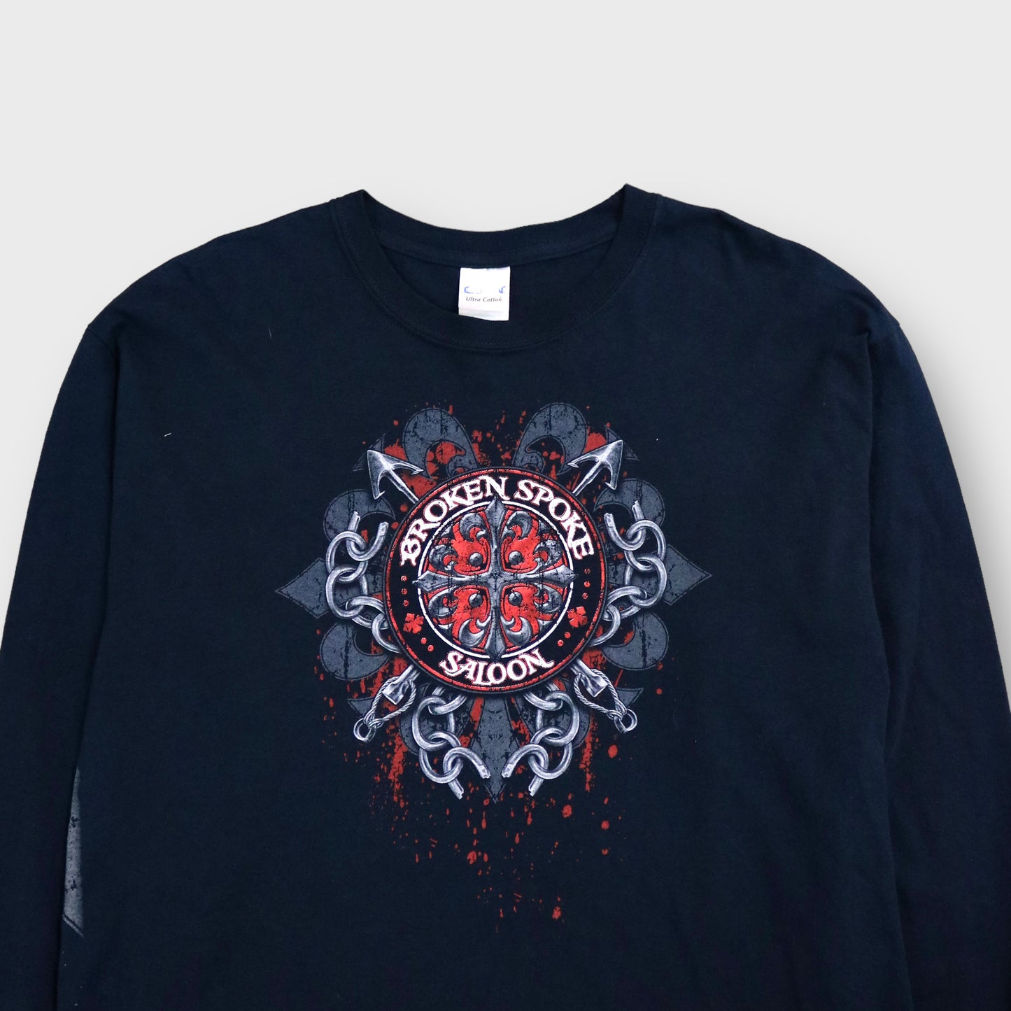 Chain design l/s t-shirt