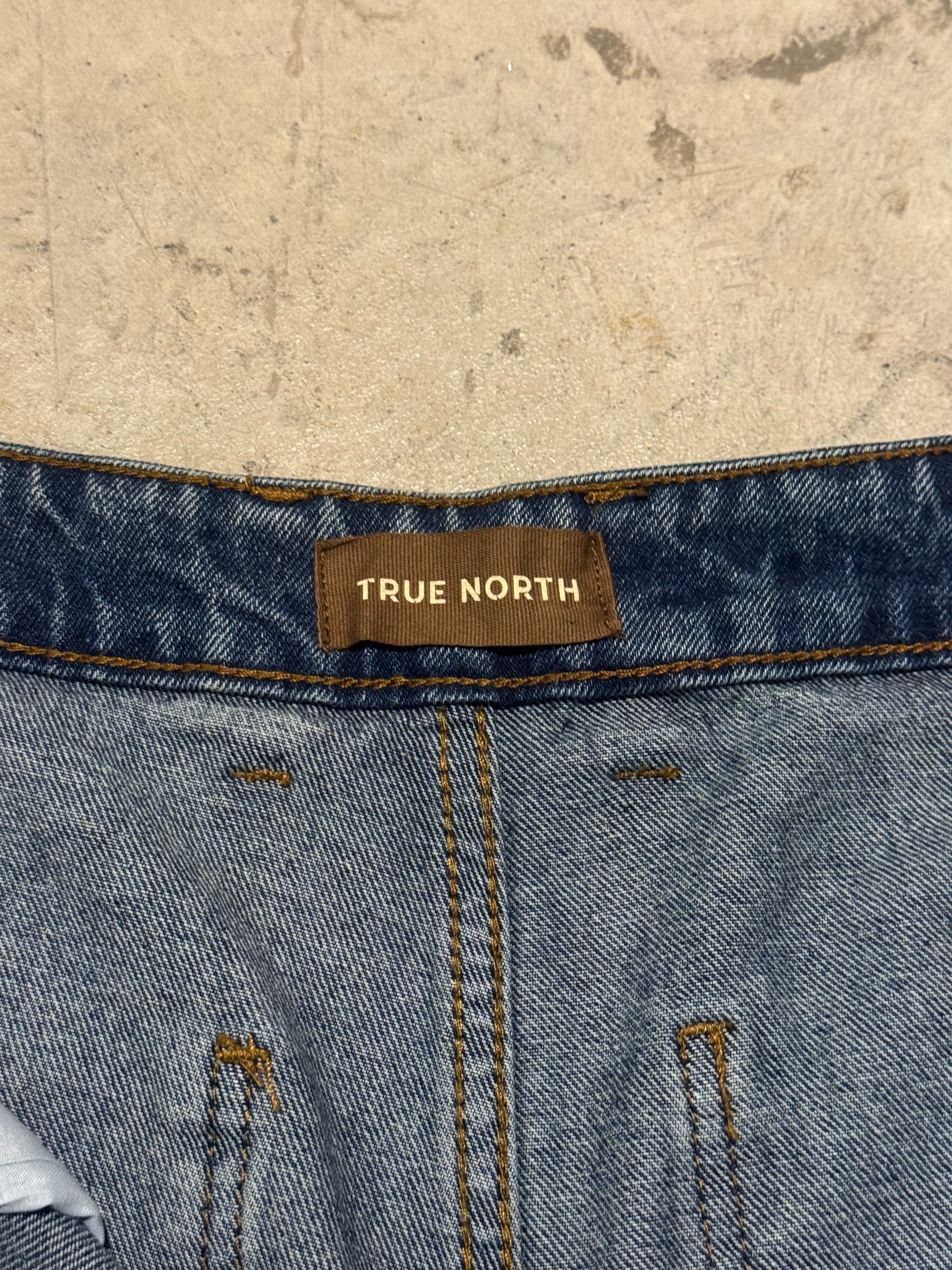 00’s “TRUE NORTH” short denim pants