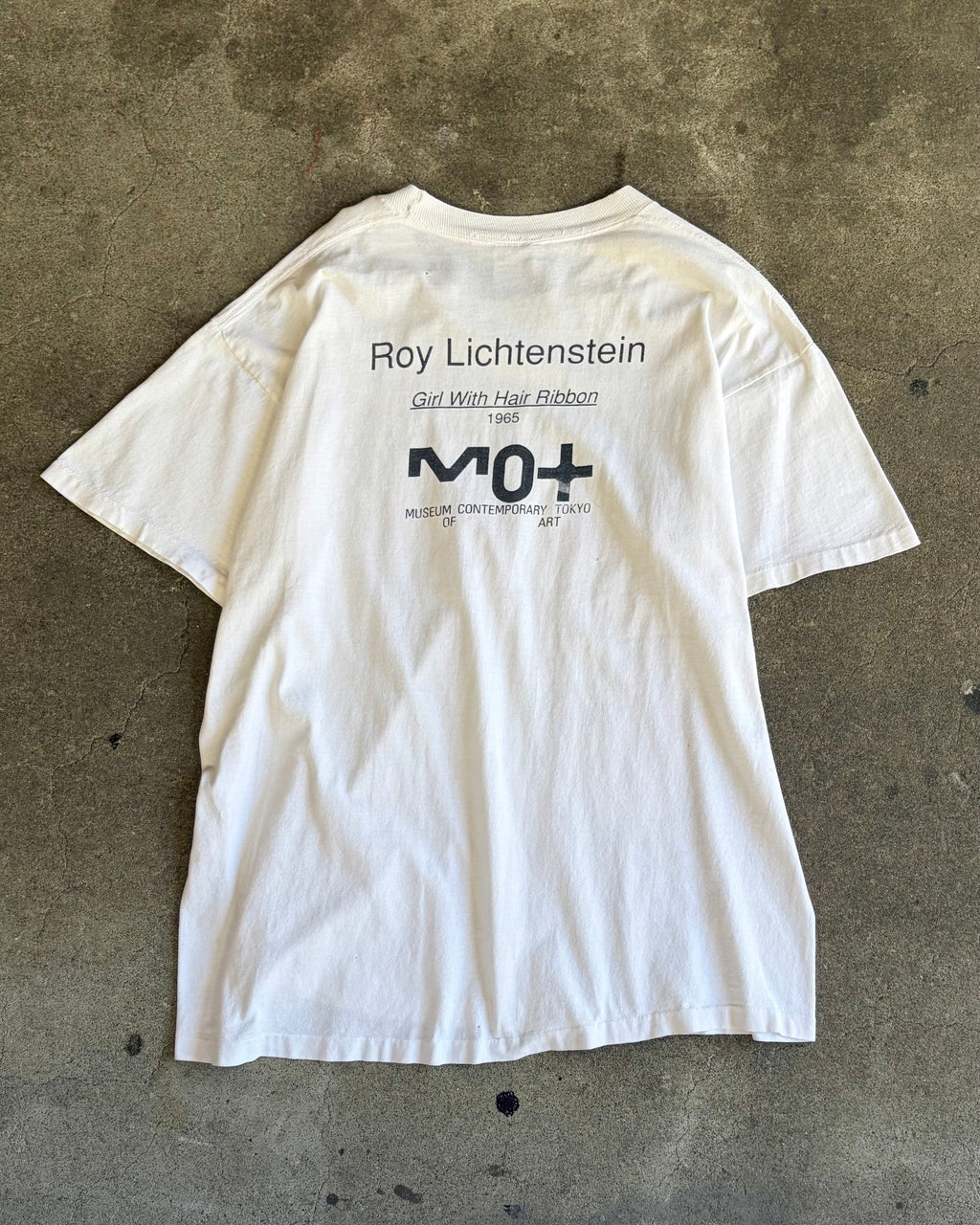 90’s Roy Lichtenstein “Girl With Hair Ribbon” art t-shirt large