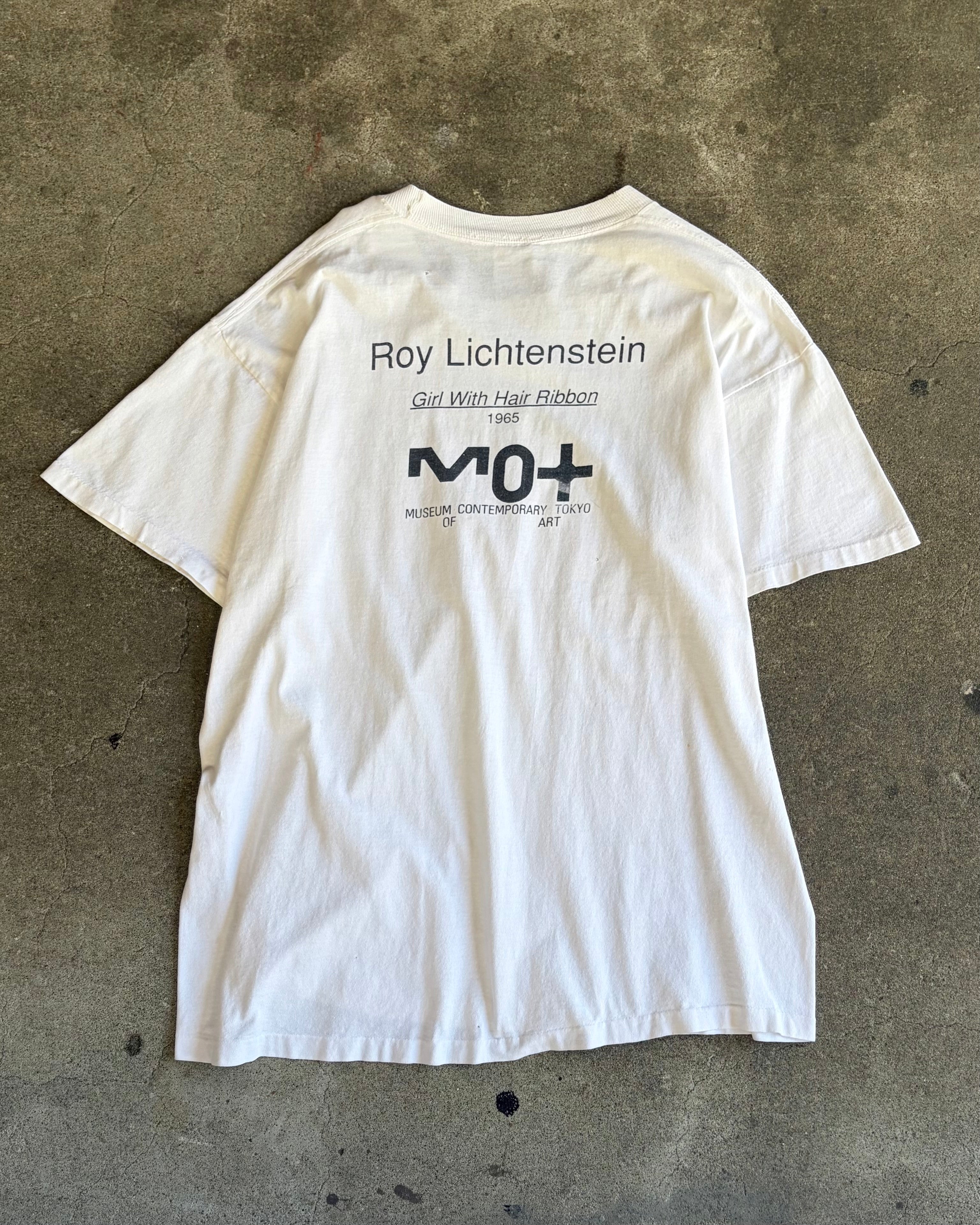 90’s Roy Lichtenstein “Girl With Hair Ribbon” art t-shirt large