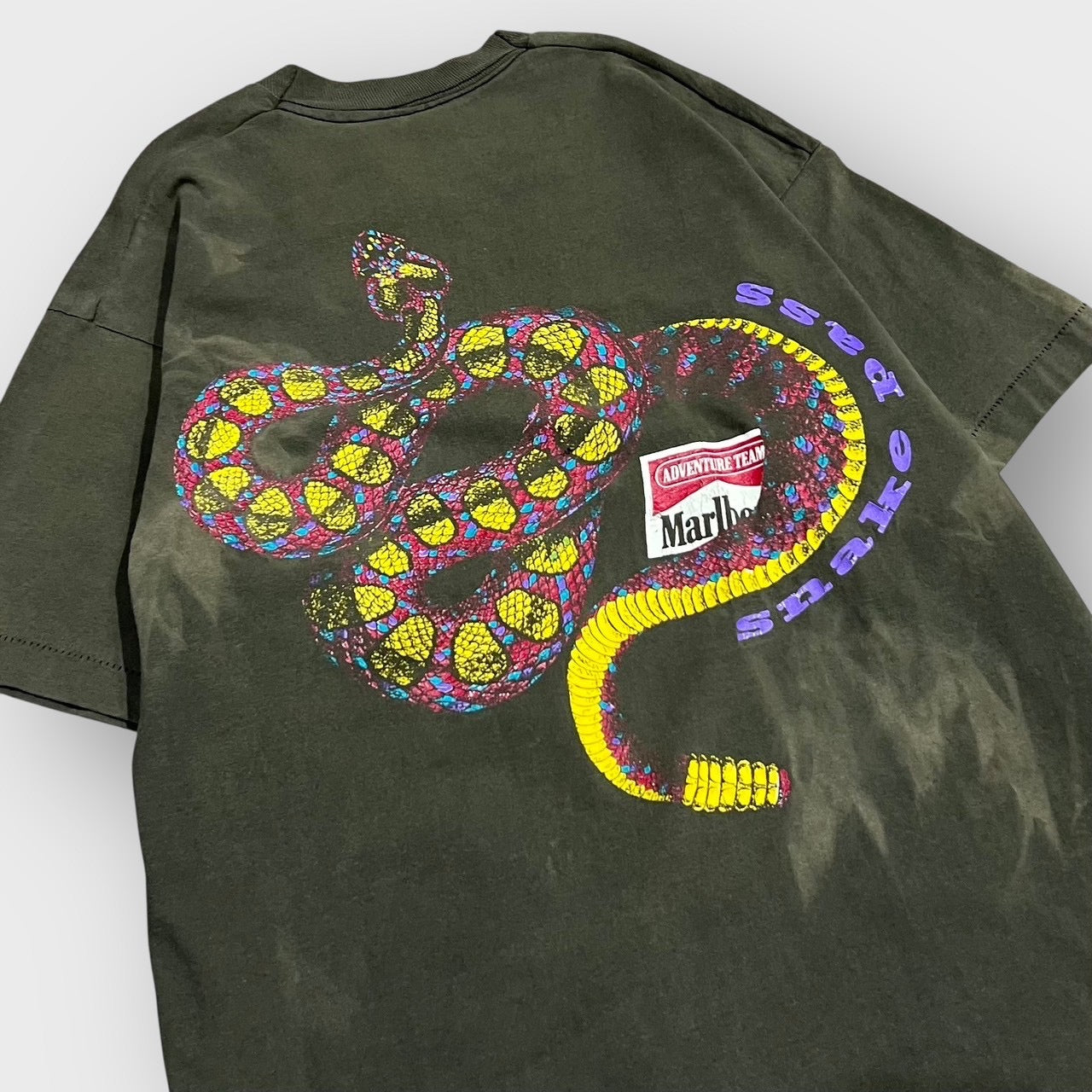 90’s “Marlboro”
“Snake Pass” company t-shirt