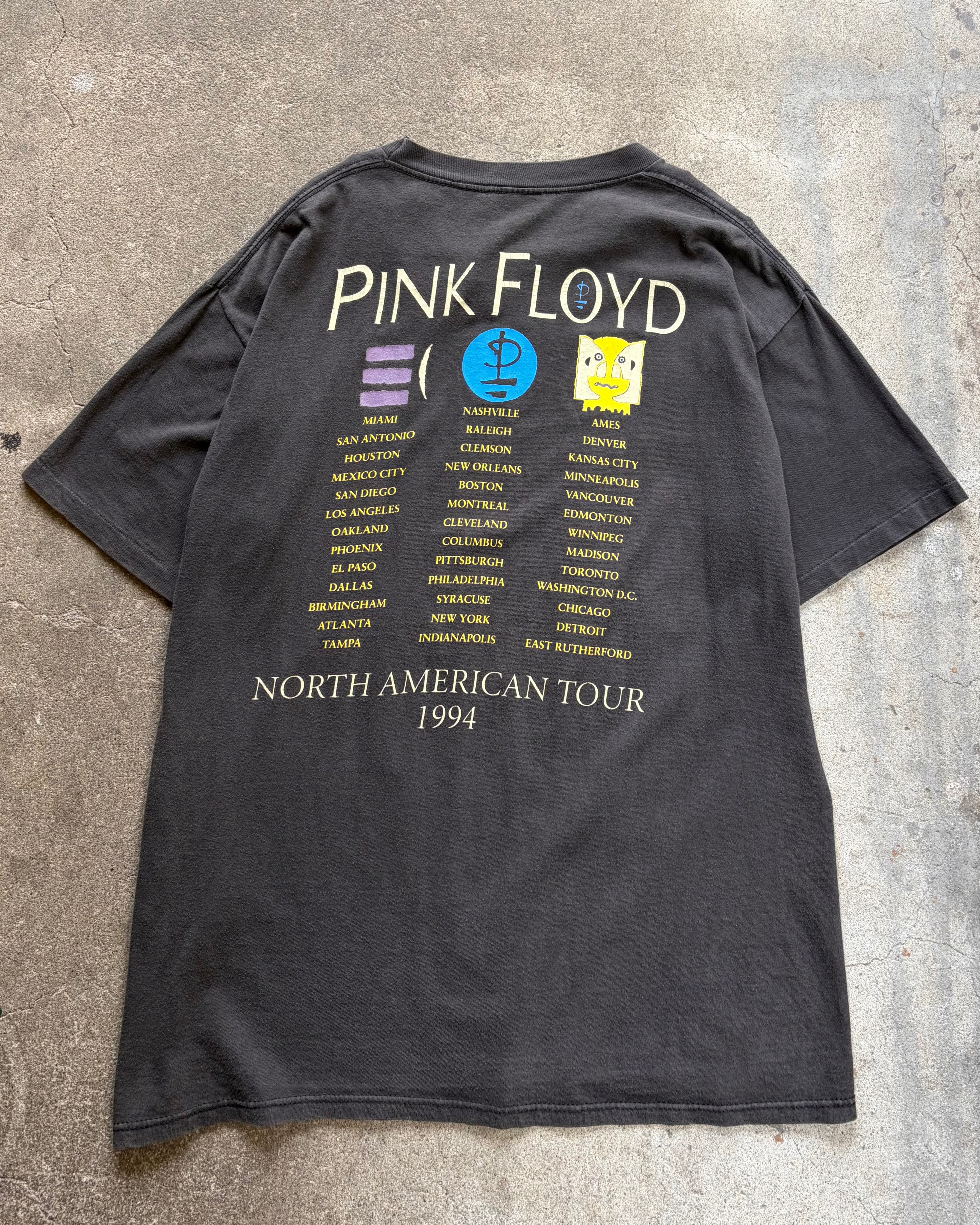 90’s PINK FLOYD
“North American Tour 1994”t-shirt X-large