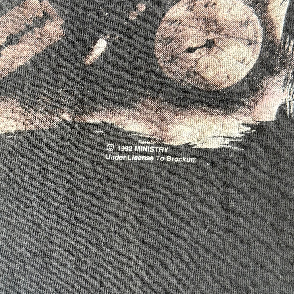 90's "MINISTRY"
band t-shirt x-large