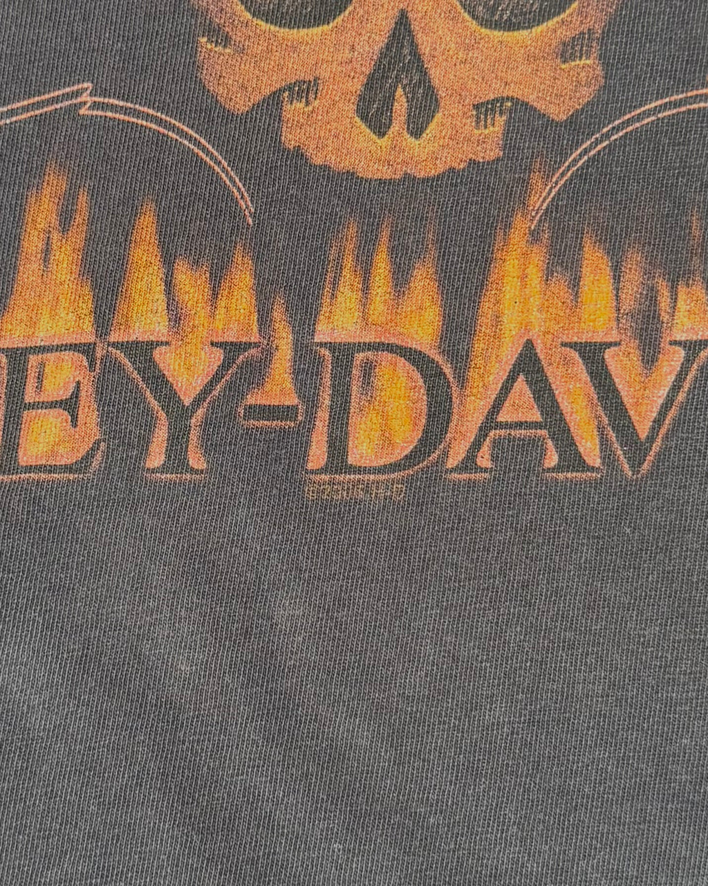 00’s “HARLEY DAVIDSON” flame pattern l/s t-shirt