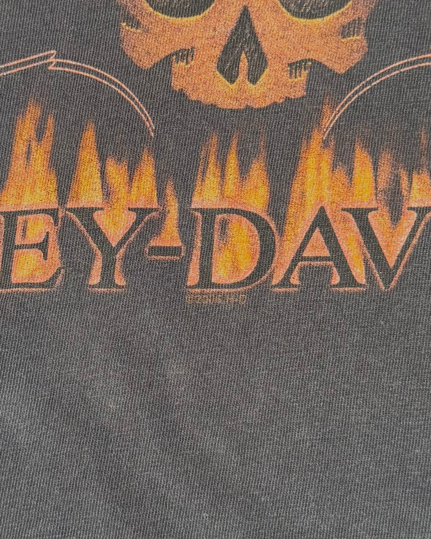 00’s “HARLEY DAVIDSON” flame pattern l/s t-shirt