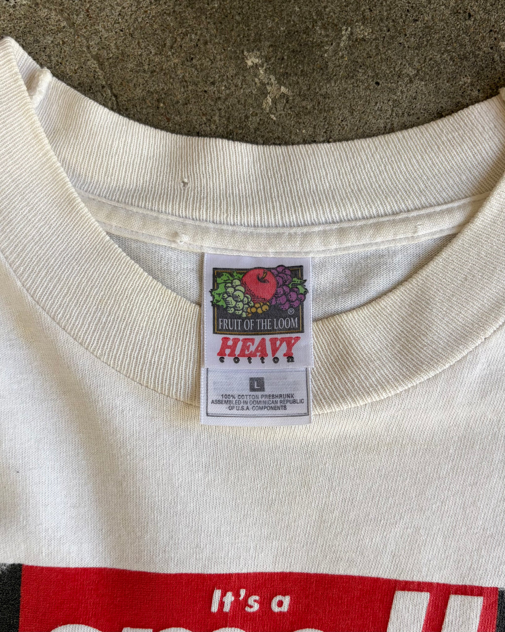 90’s Barbara Kruger “It's a small world” art t-shirt large