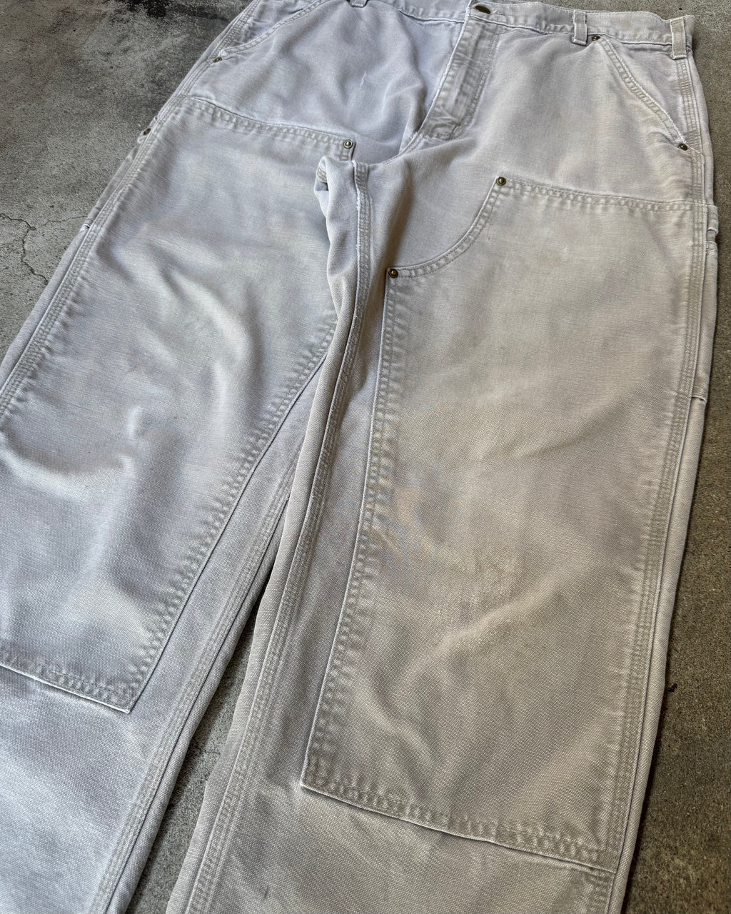 00’s “Carhartt”faded double knee work wear pants